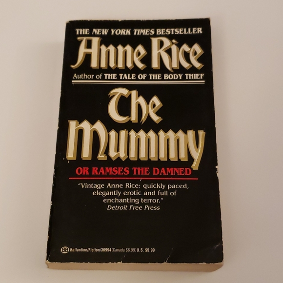 Anne Rice, The Mummy or Ramses the Damned